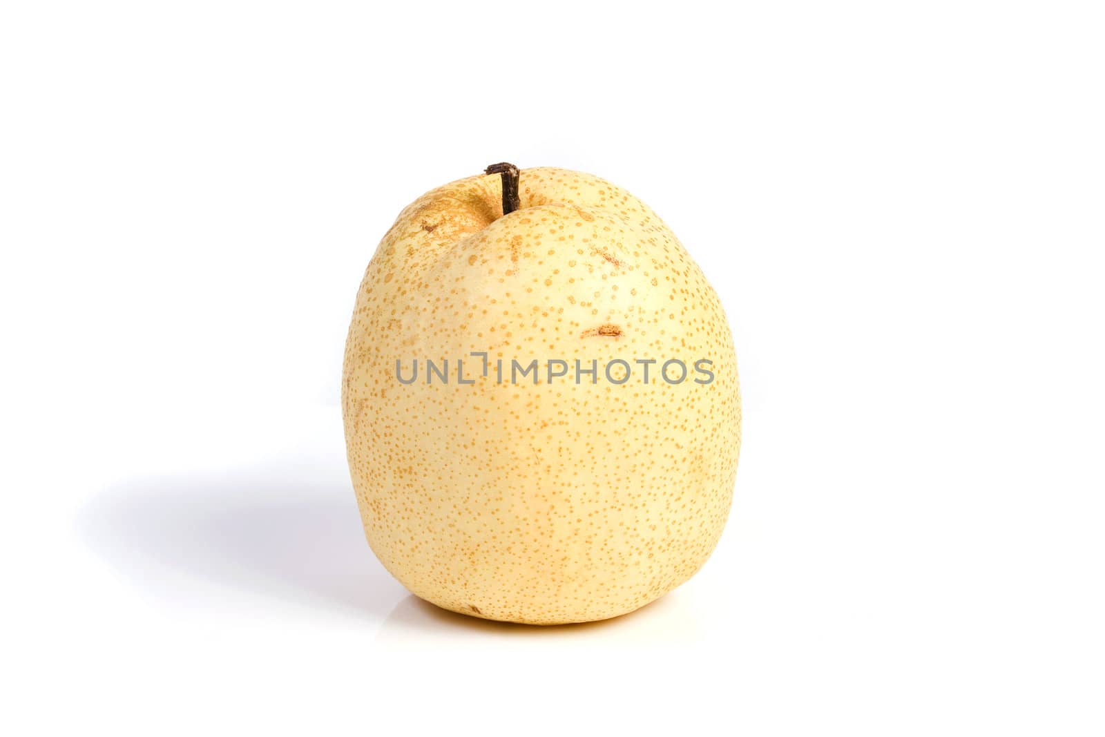 Oriental Pear on white background