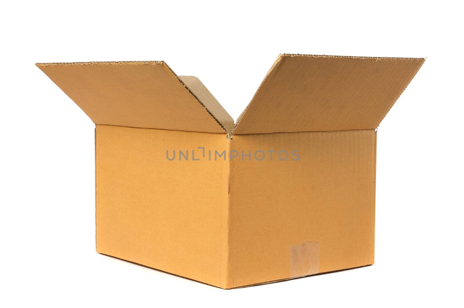 Open Cardboard Box by posterize