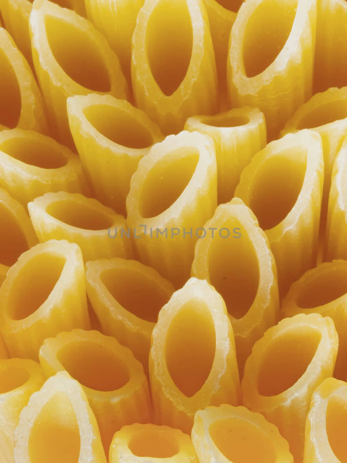 close up of penne pasta food background