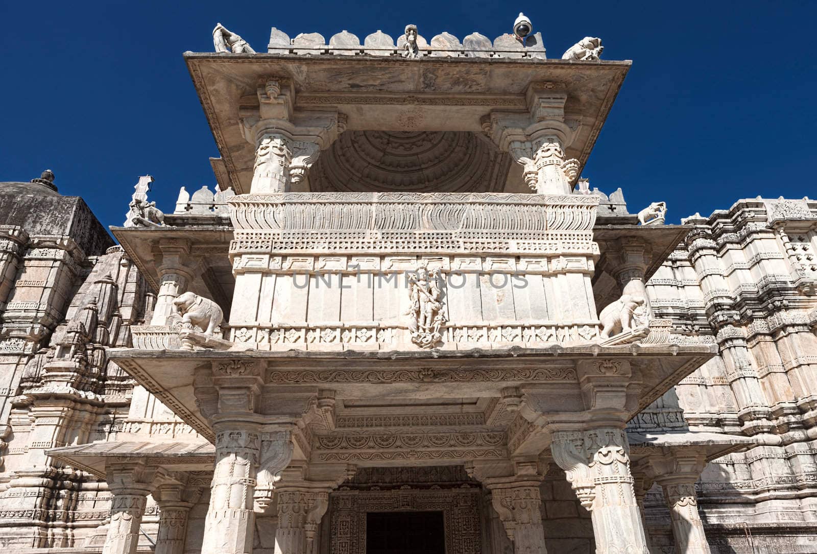 Sheth Anandji kalyanji Temple.  Adinath Temple, Jain Temple, Ranakpur, Pali District, Udaipur, Rajasthan, India, Asia