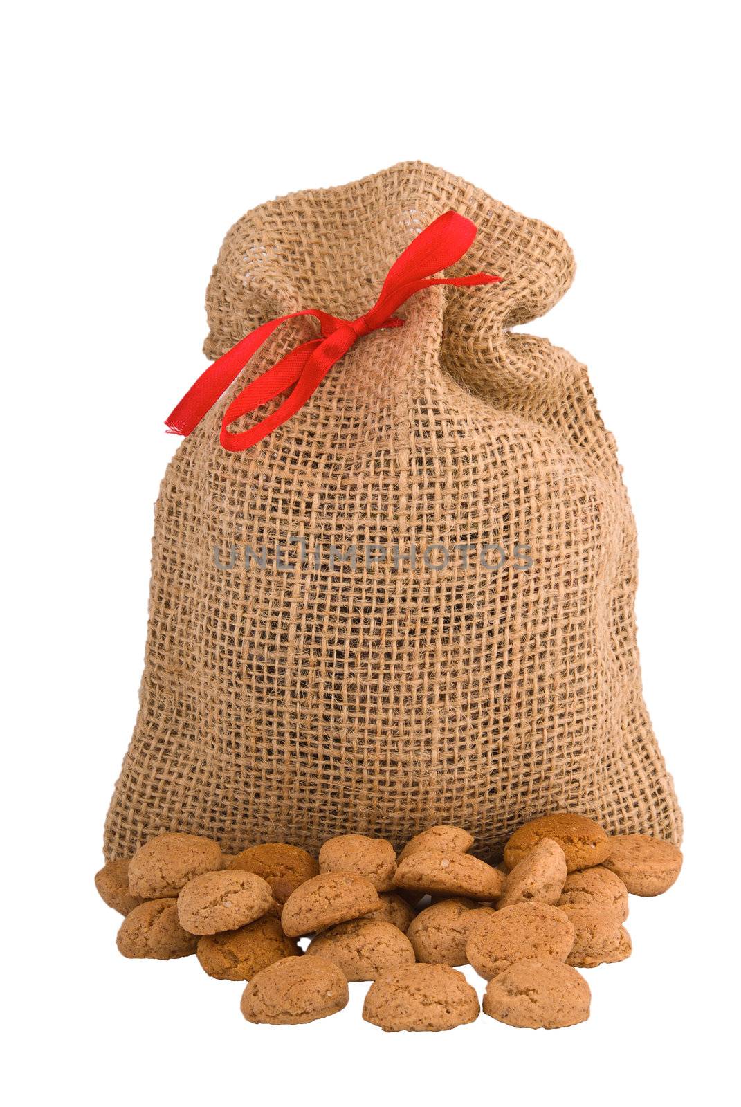 Bag for Pepernoten (gingernuts) Dutch biscuits specialty for Sinterklaas holliday