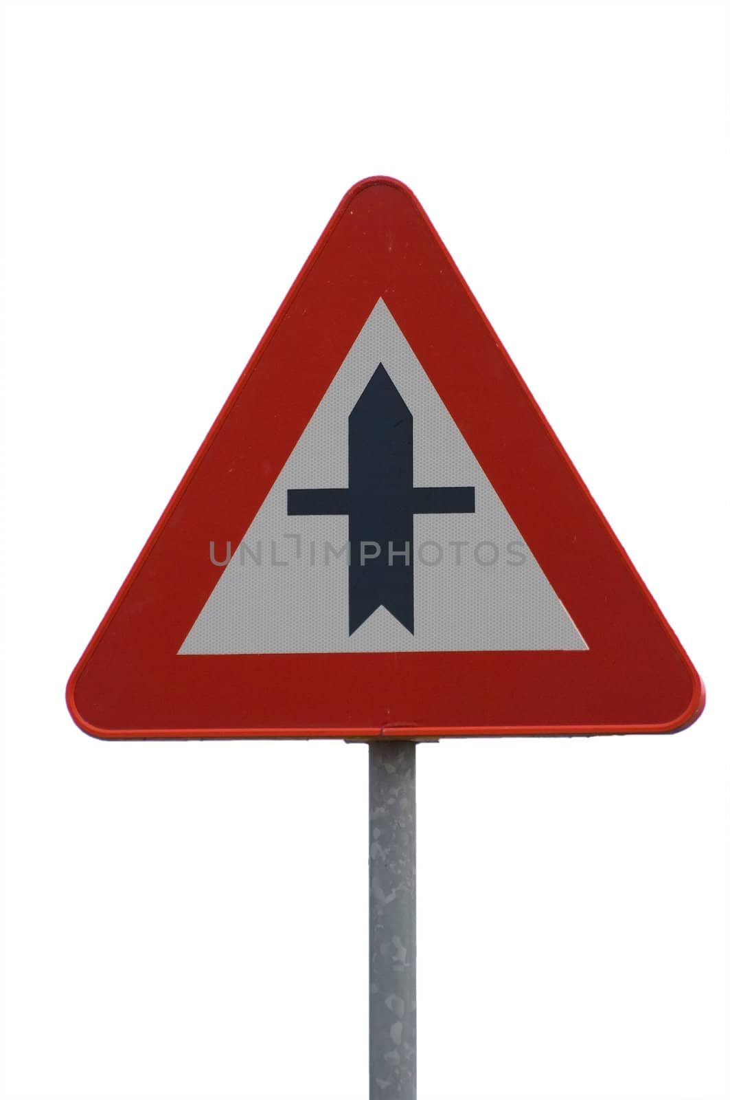 Dutch traffic sign, priority crossing