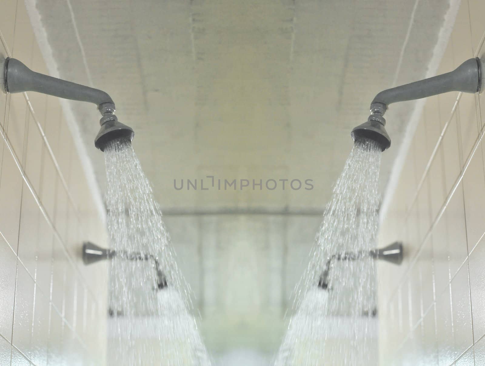 Detail of a shower in a bathroom