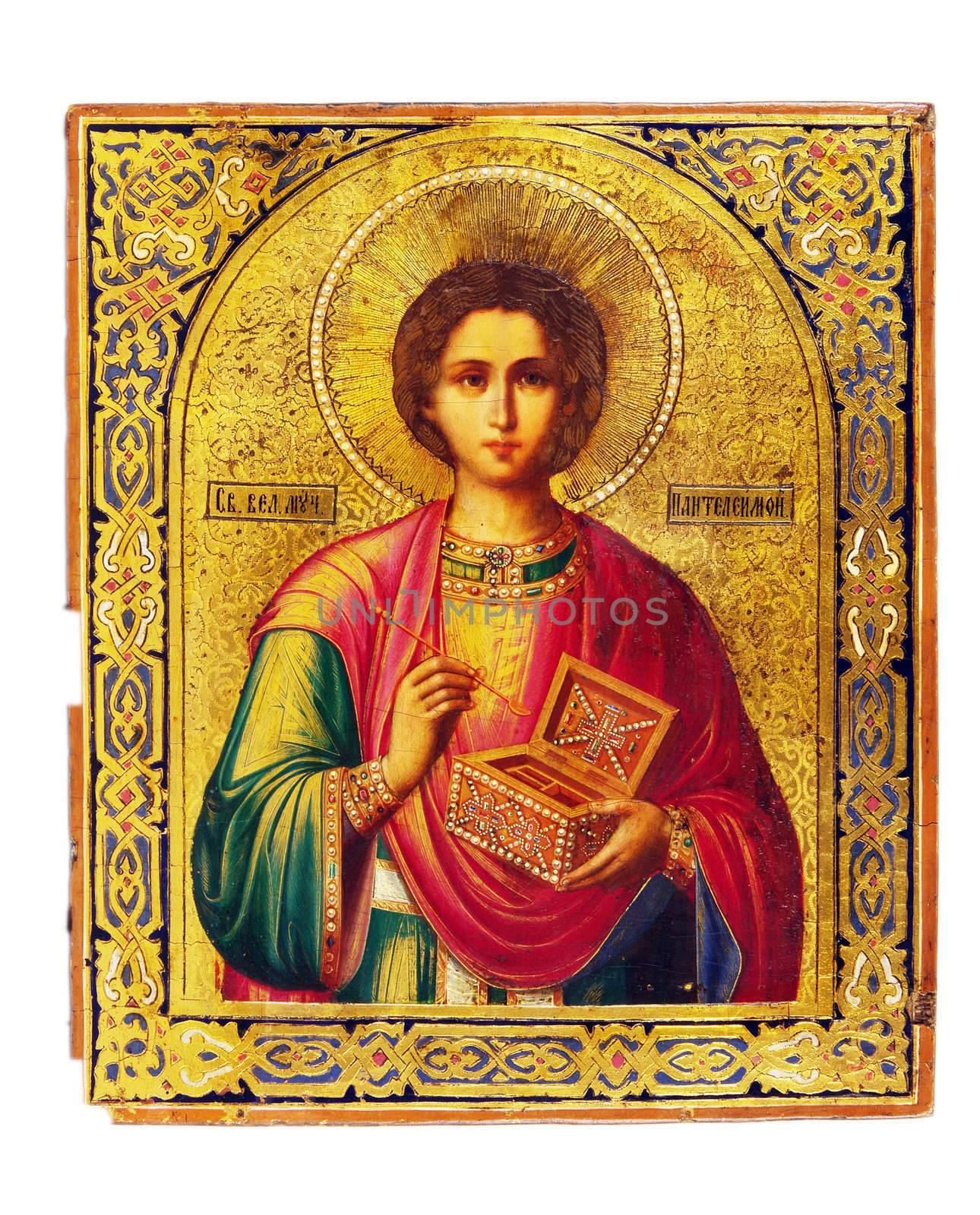 Ancient church icon. One of attributes of religion