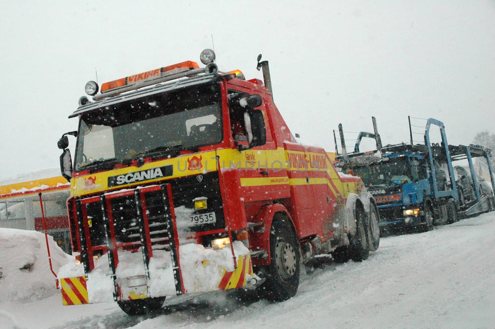 Winter in Larvik, Vestfold, Norway. 
( 2005/2006. )