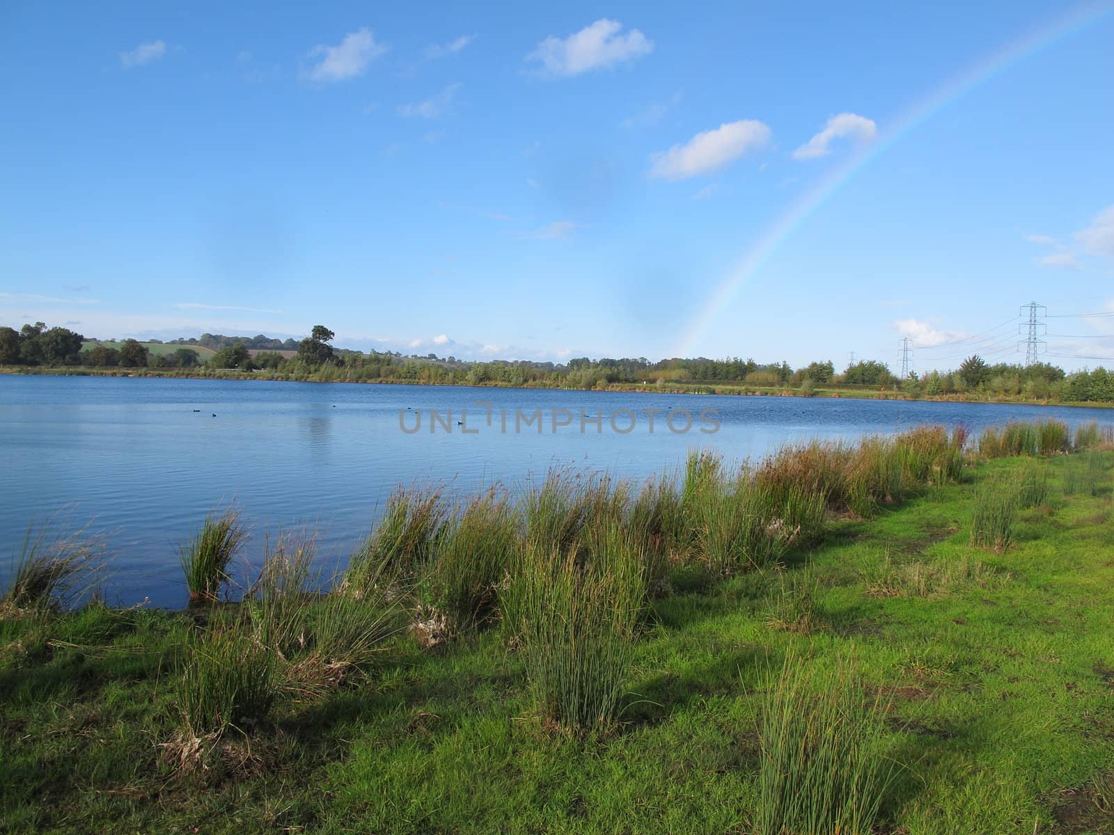 Lake at Hoveringham Nottinghamshire England