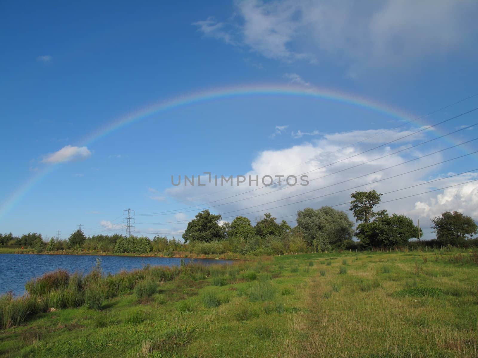 Lake at Hoveringham Nottinghamshire England