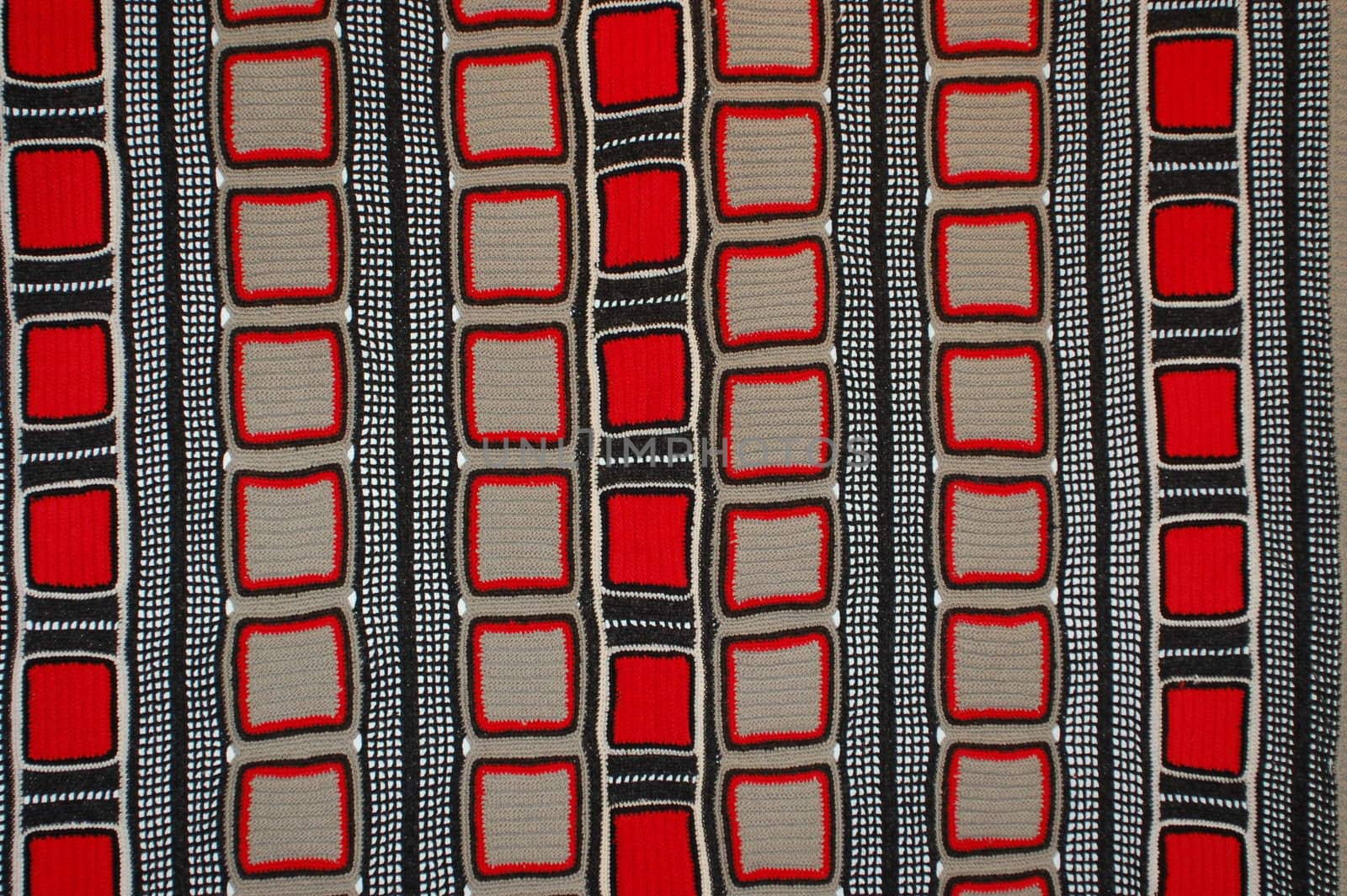 Tiled hand work textured textile
