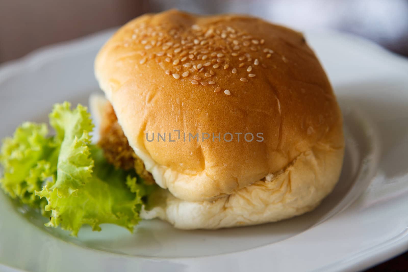 hamburger by thanomphong