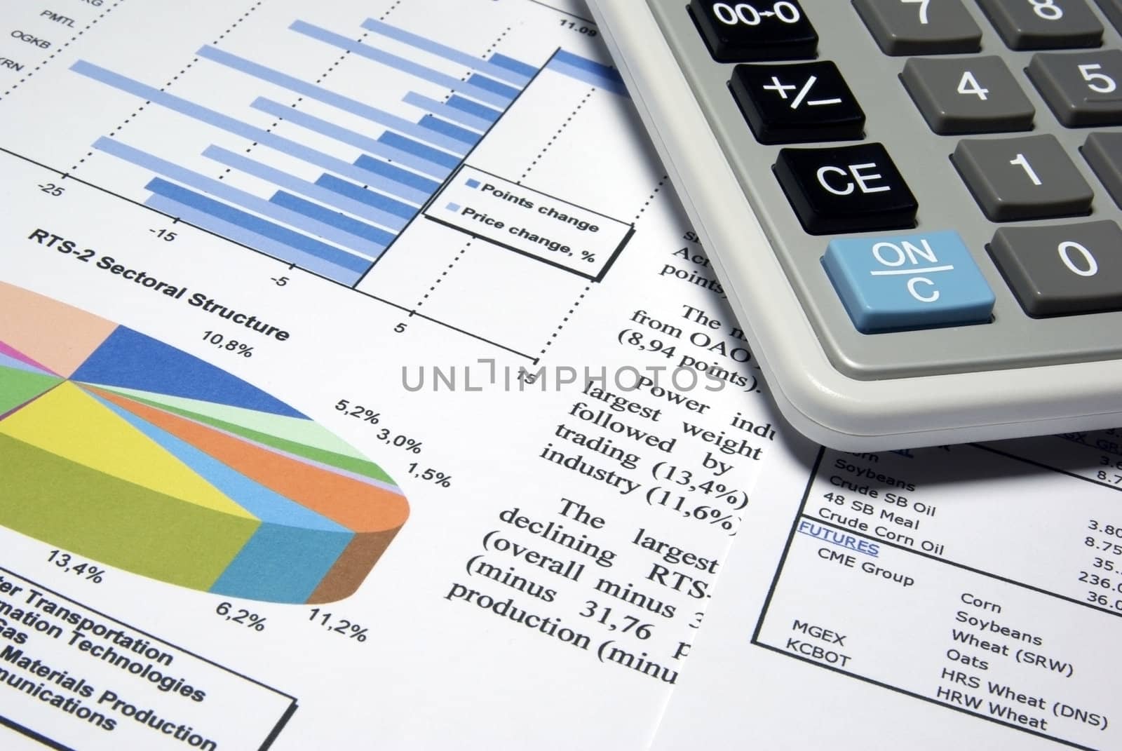 Calculator and printed diagrams. by borodaev