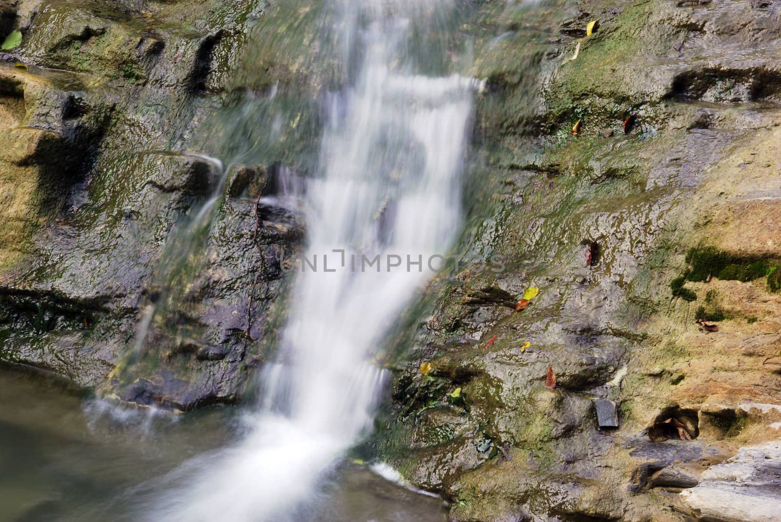 Small waterfall. Horizontal. by borodaev