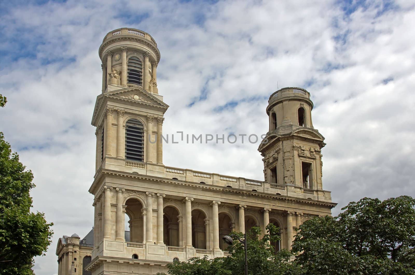 church of St Sulpice in Paris France