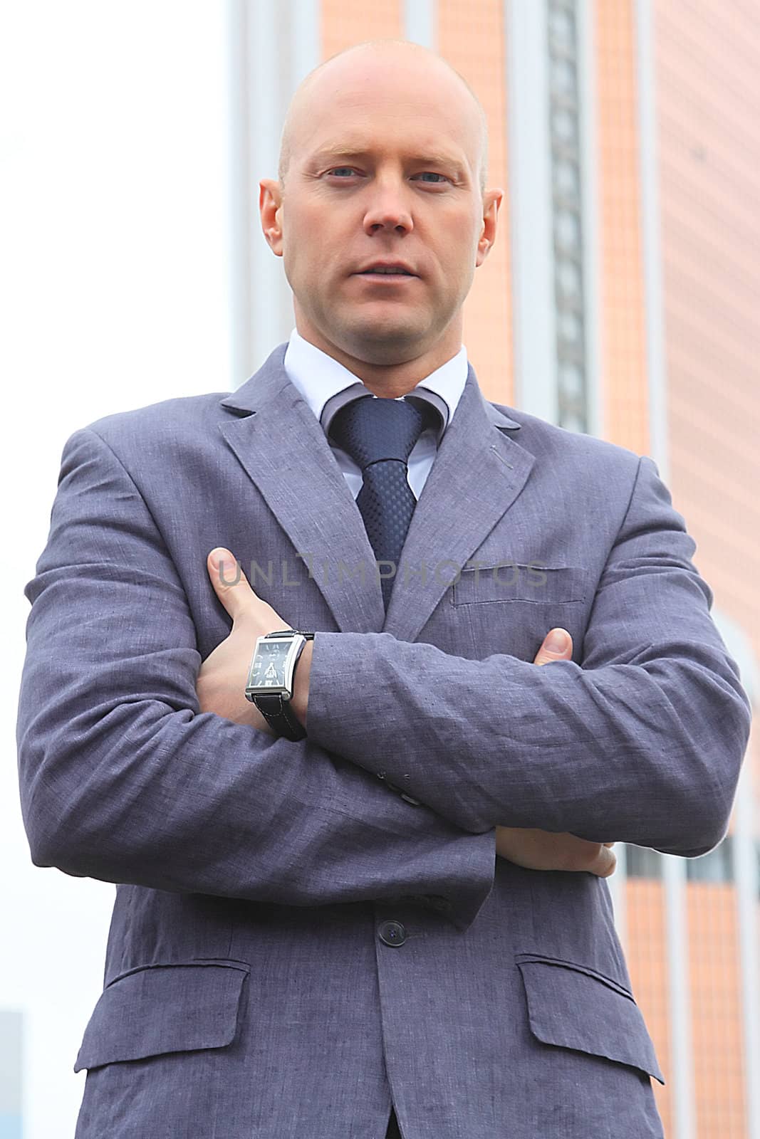 Portrait of the young successful businessman