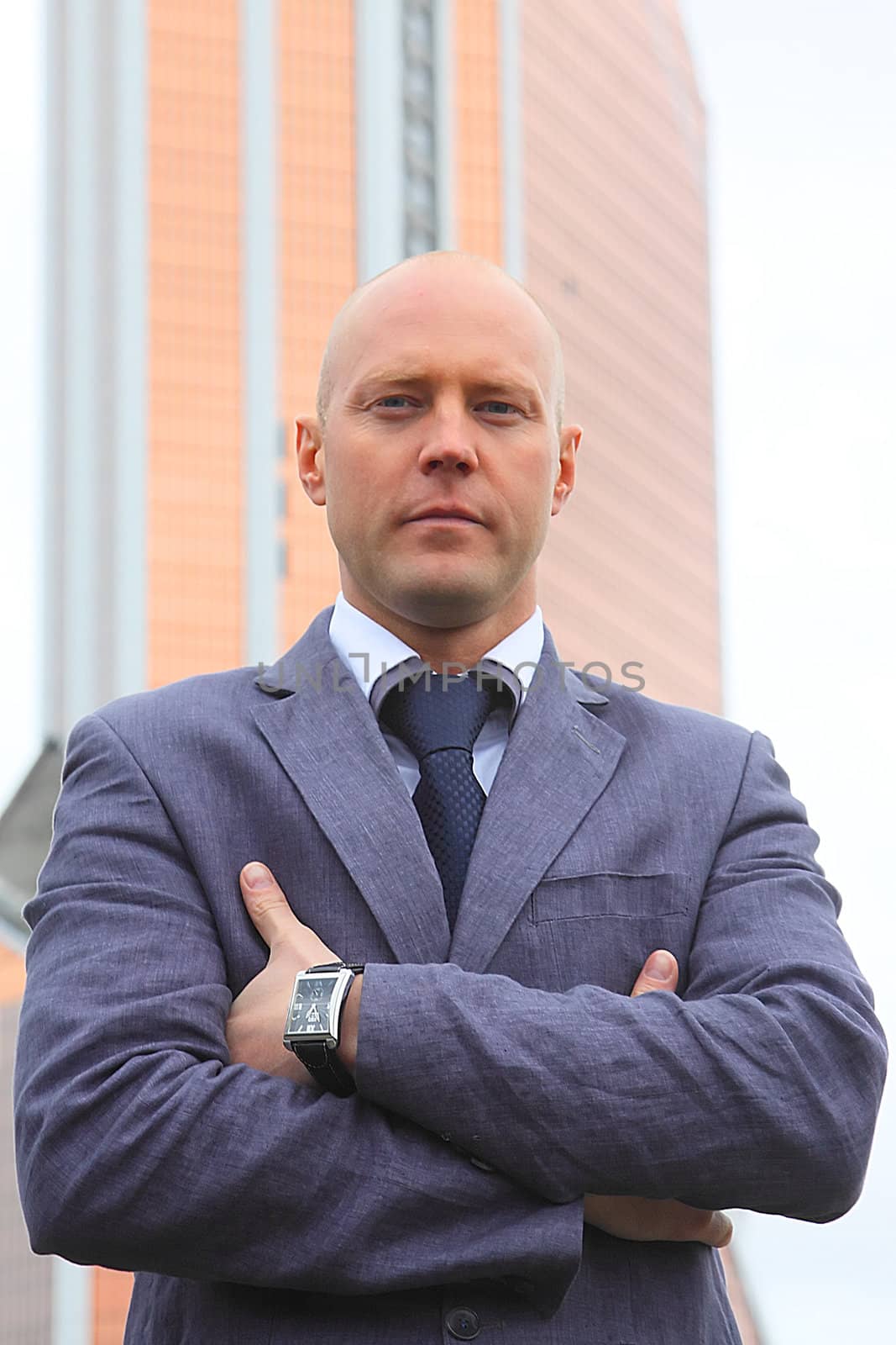 Portrait of the young successful businessman