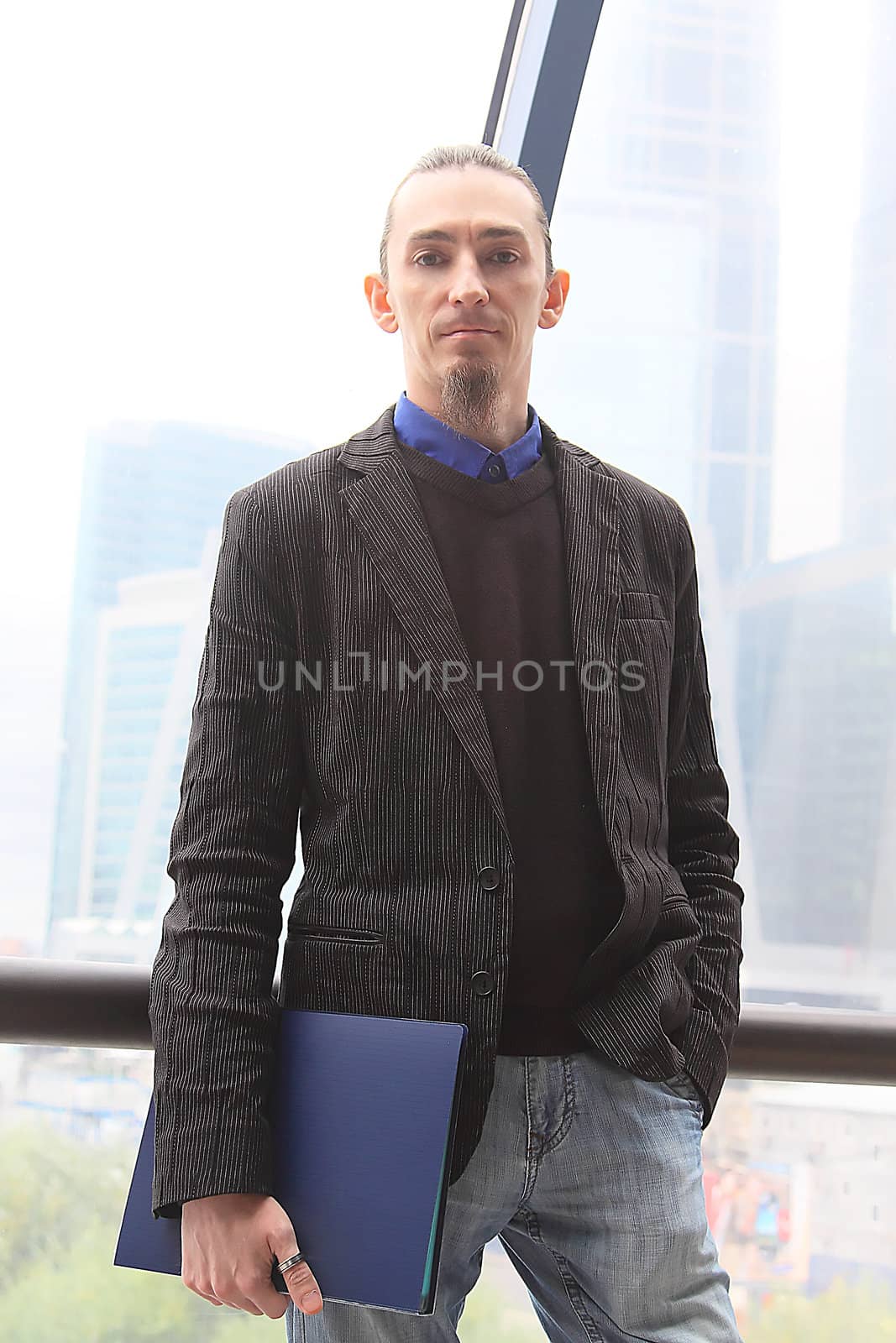 Portrait of the young successful businessman
