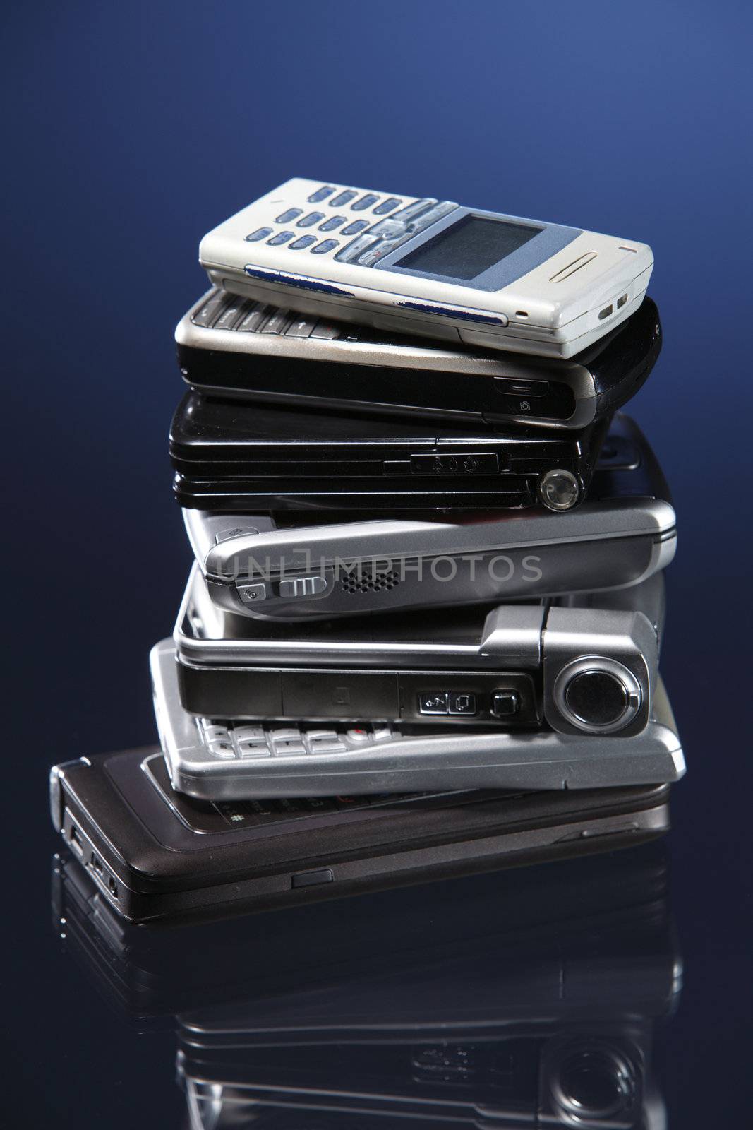 stock image of the mobile phone