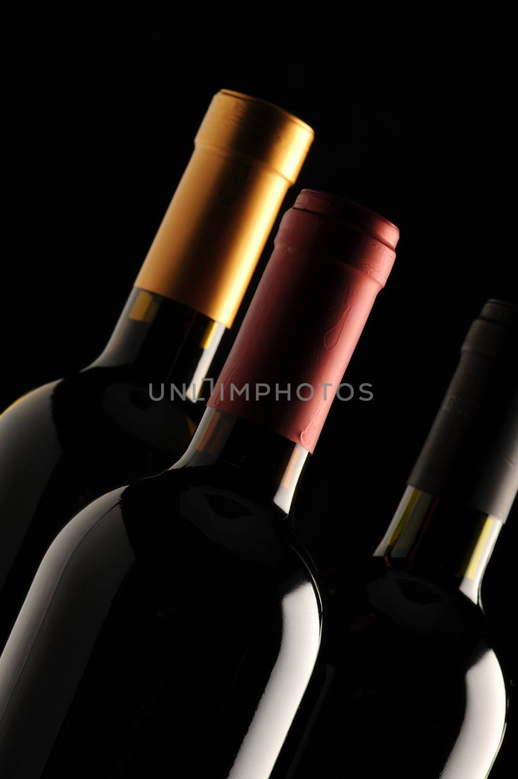 group of wine bottles by stokkete