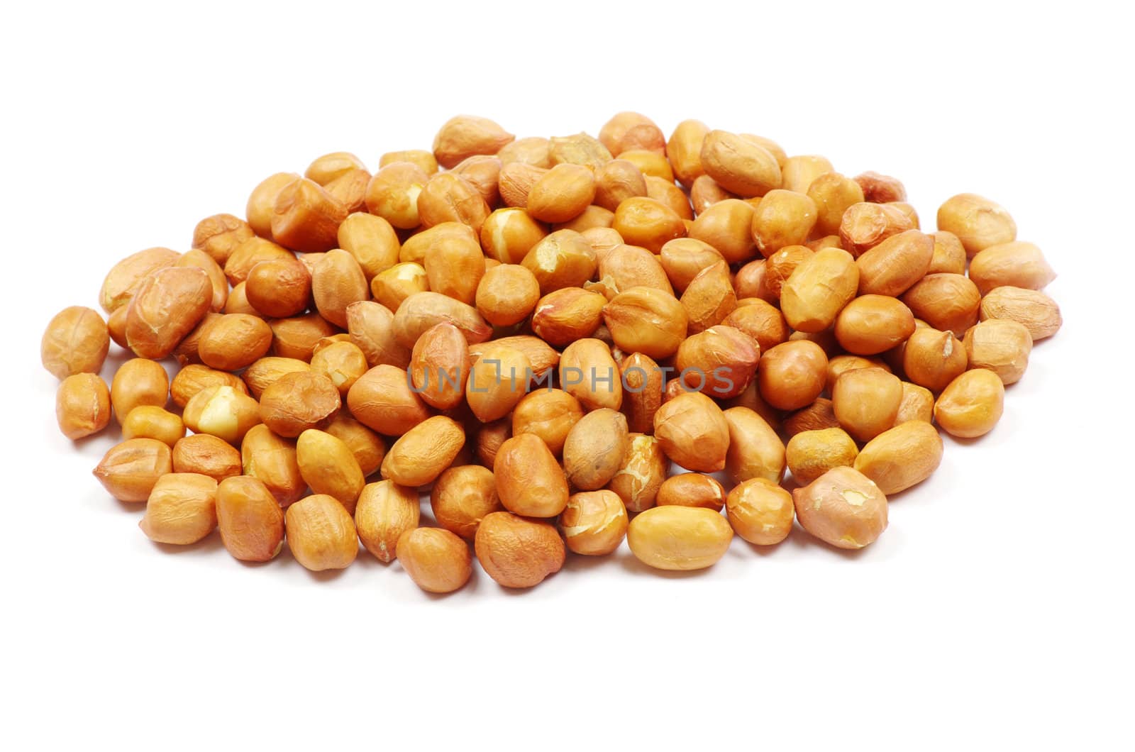peanuts isolated on white background
