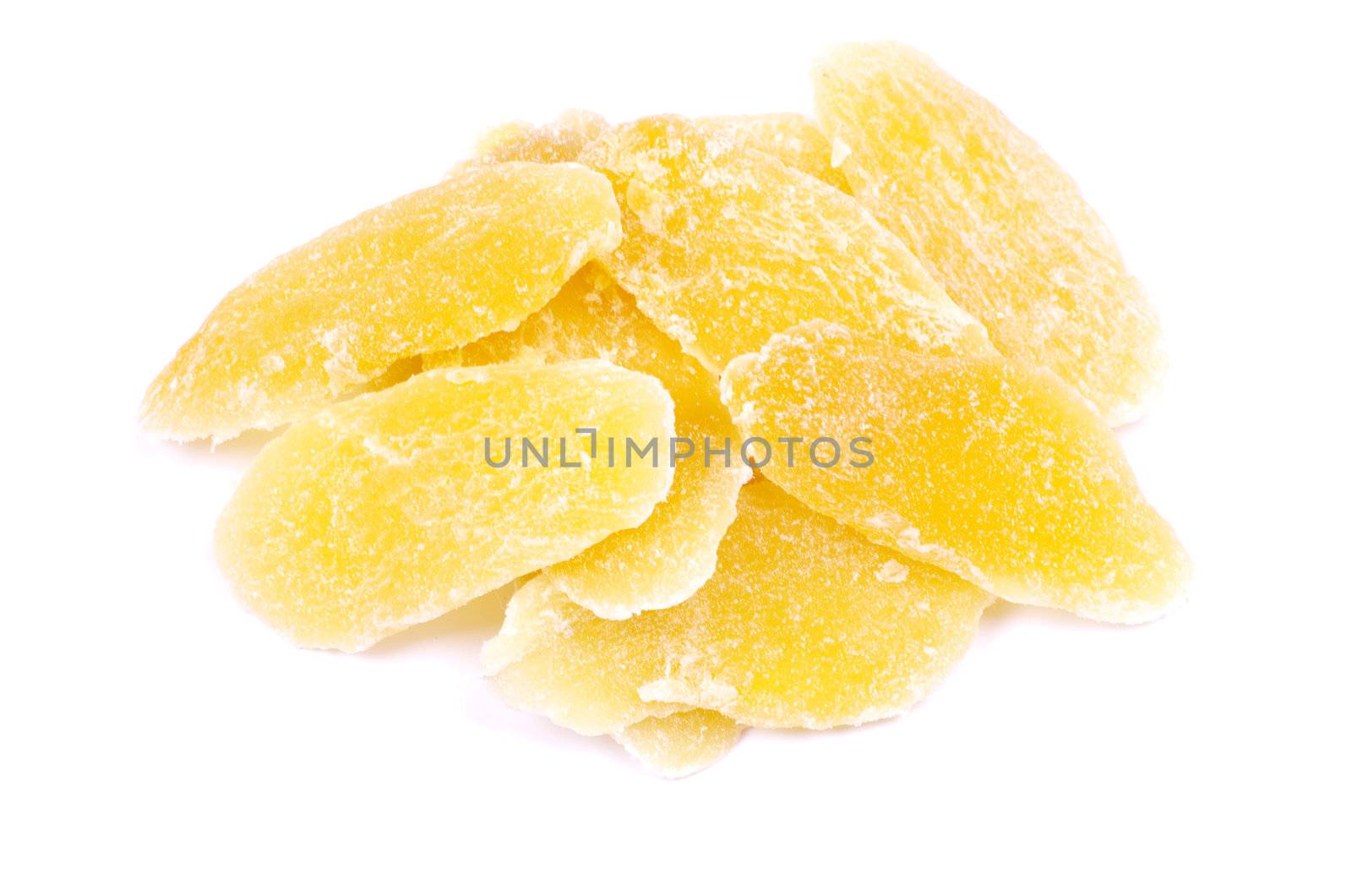 dried fruit isolated on a white background