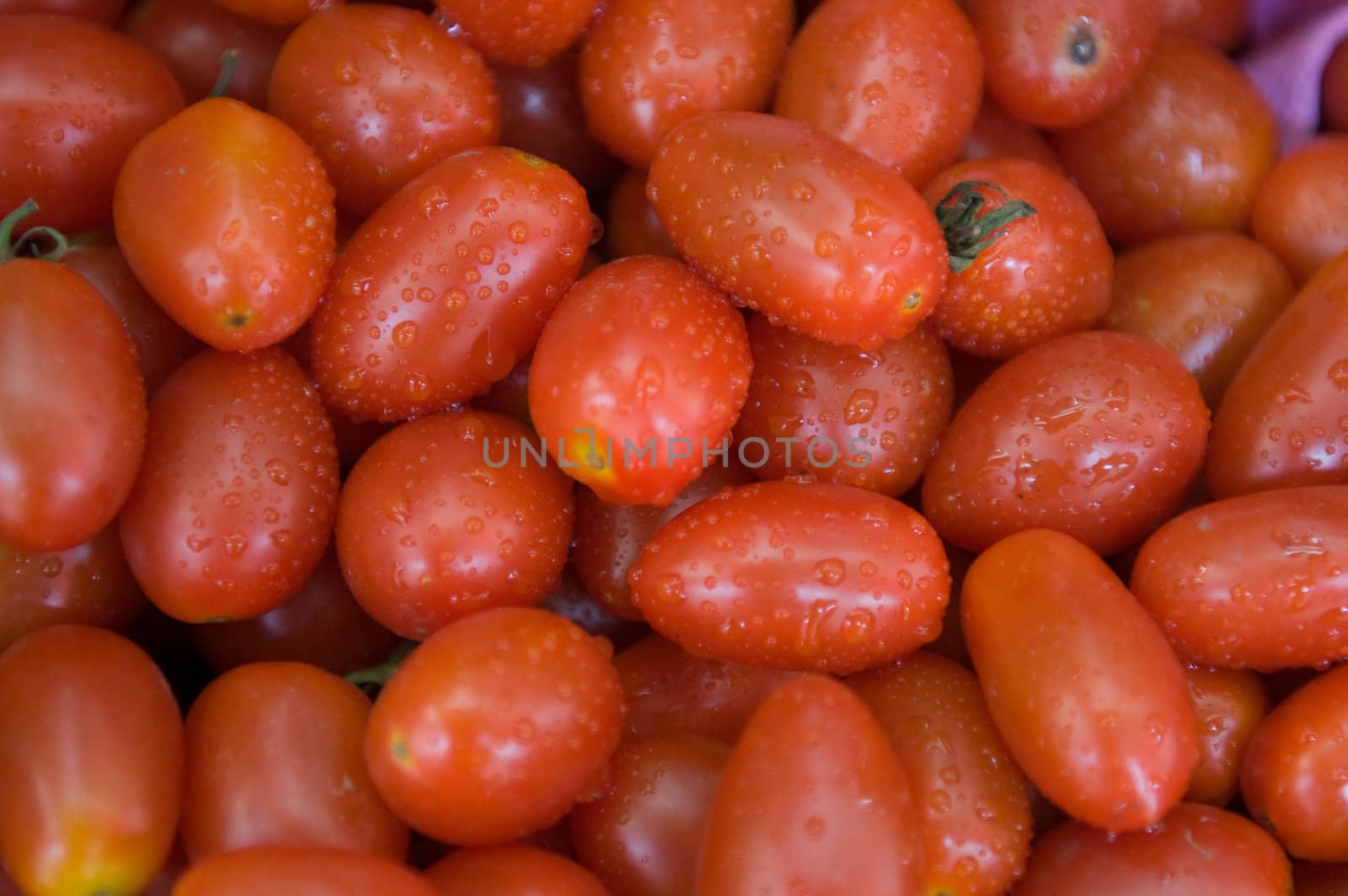 tomatoes at food market