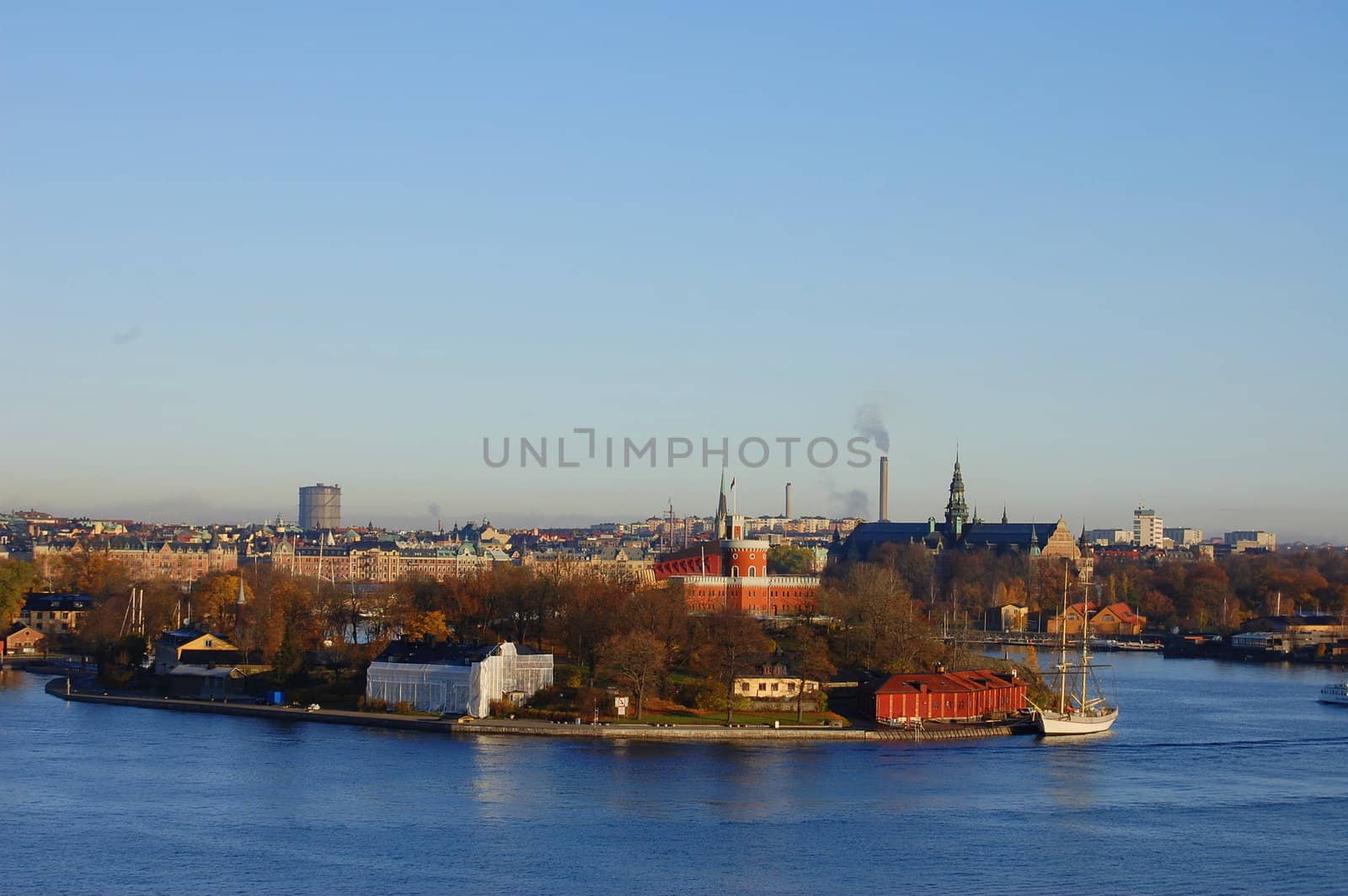 The small island kastellholmen in Stockholm.