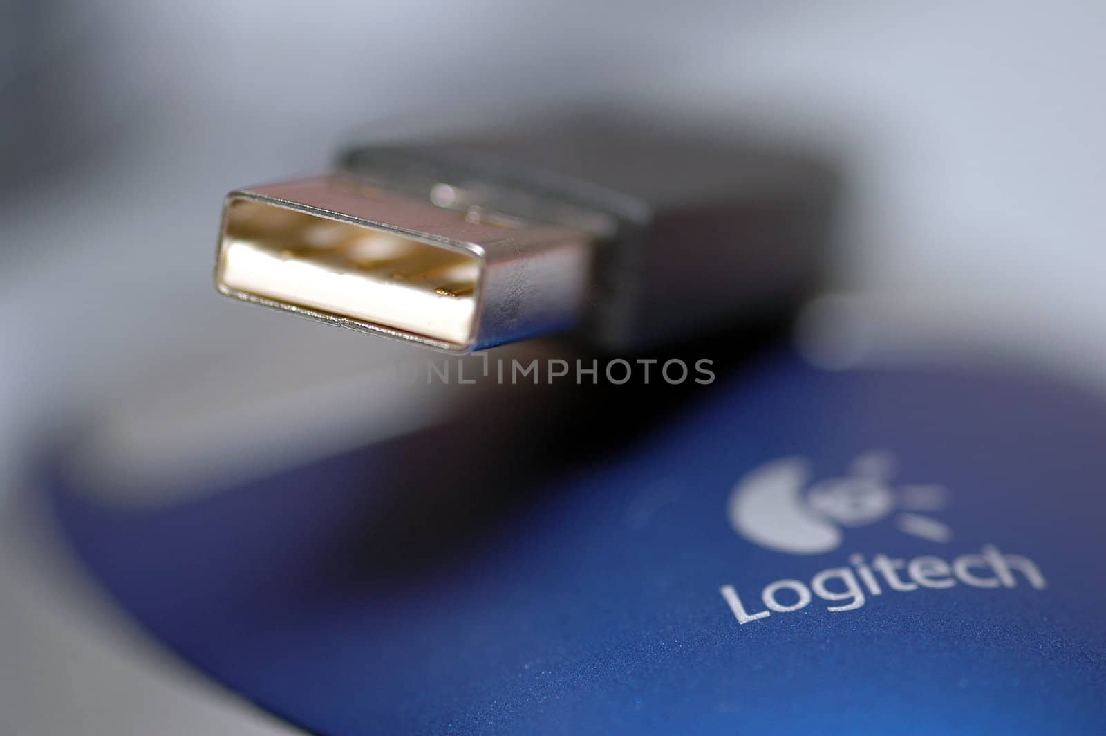 Logitech usb mouse, closeup.
Norway.