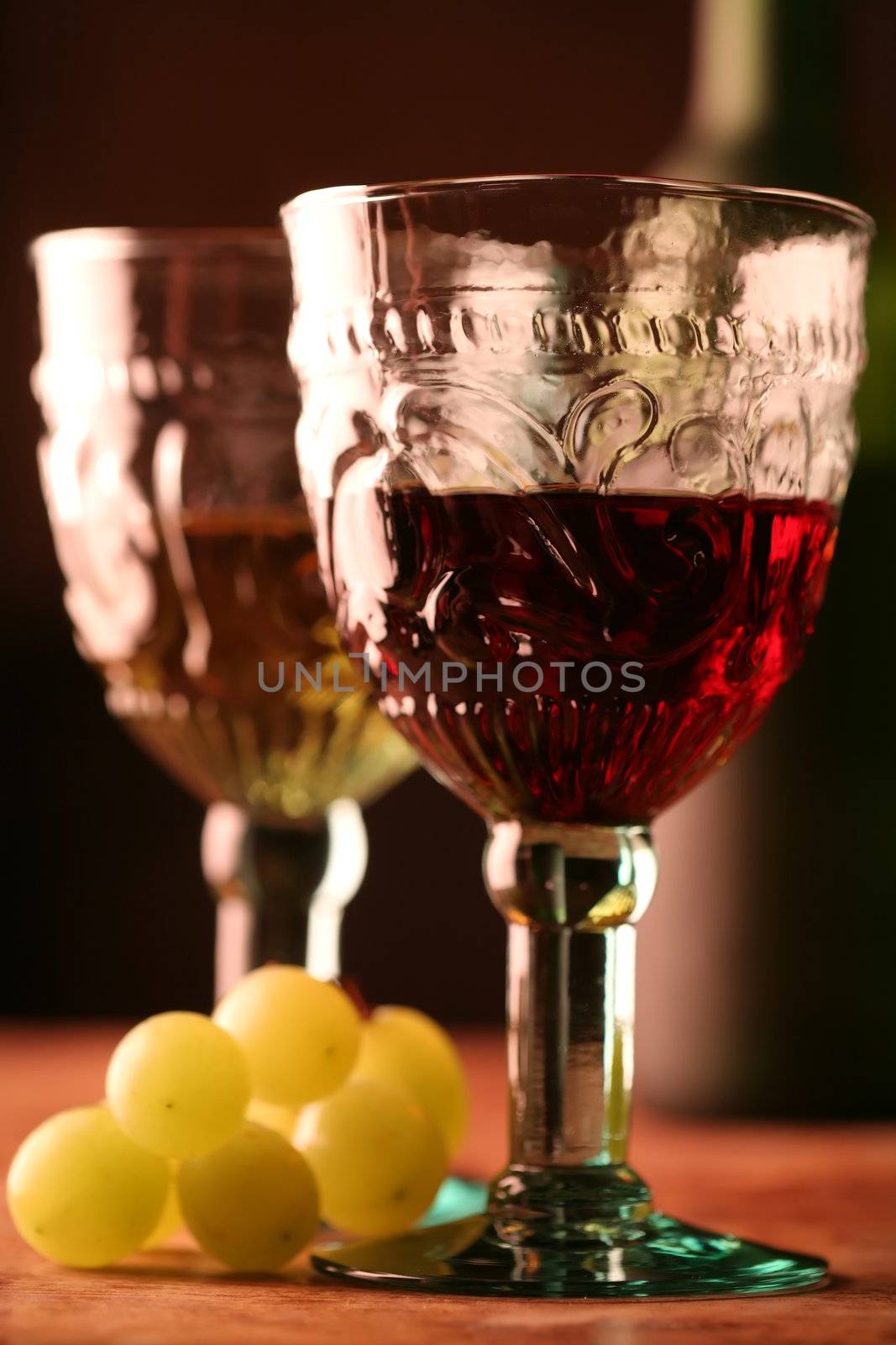 Two Goblets and Grape by Astroid