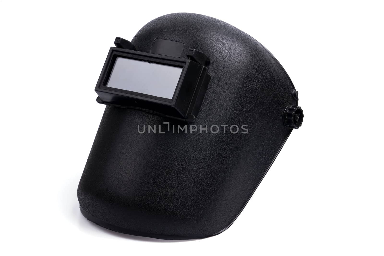 Welder mask on white background.