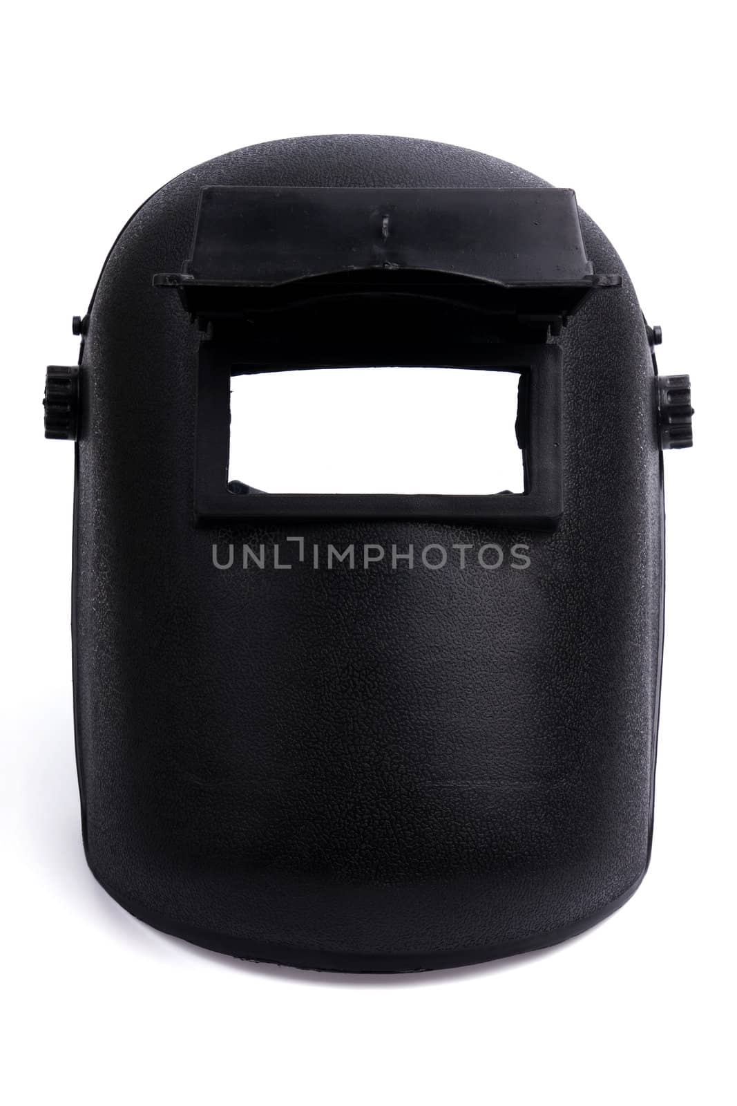 Welder mask on white background.