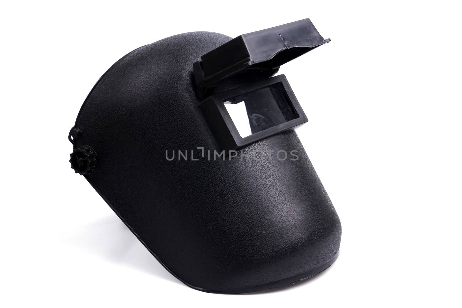 Welder mask on white background.