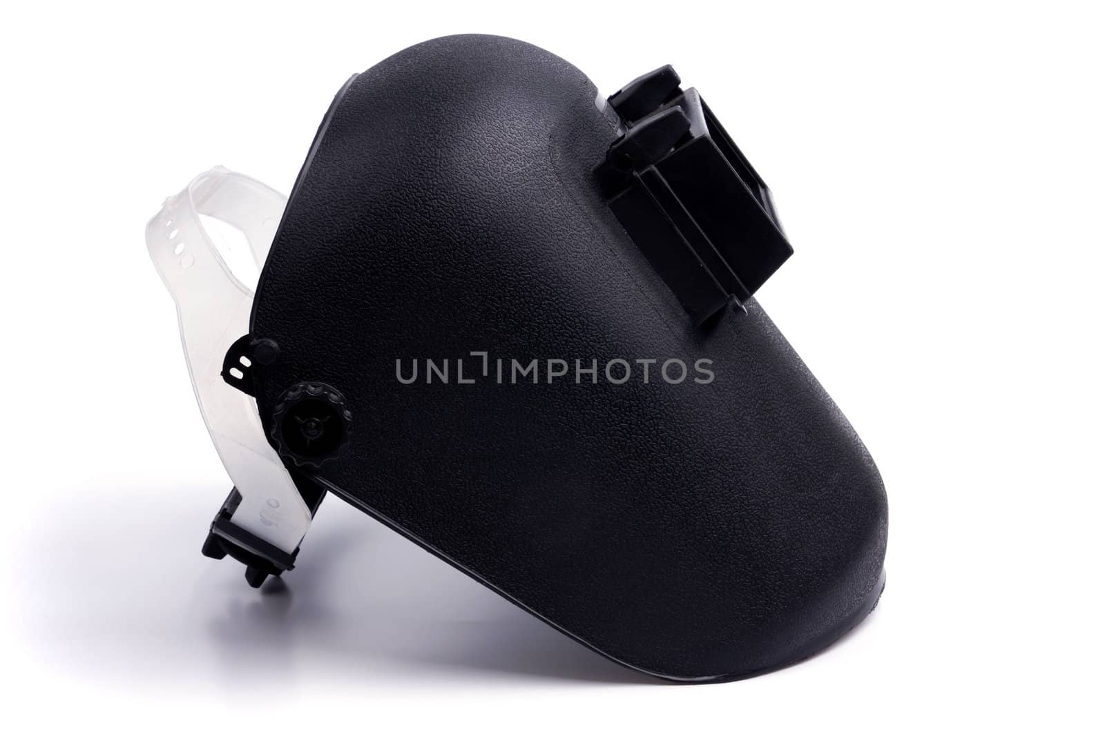 Welder mask on white background.