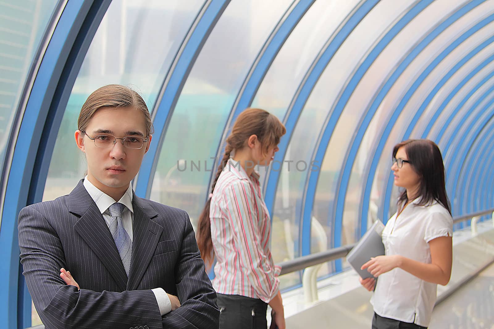 Portrait of the young successful businessman