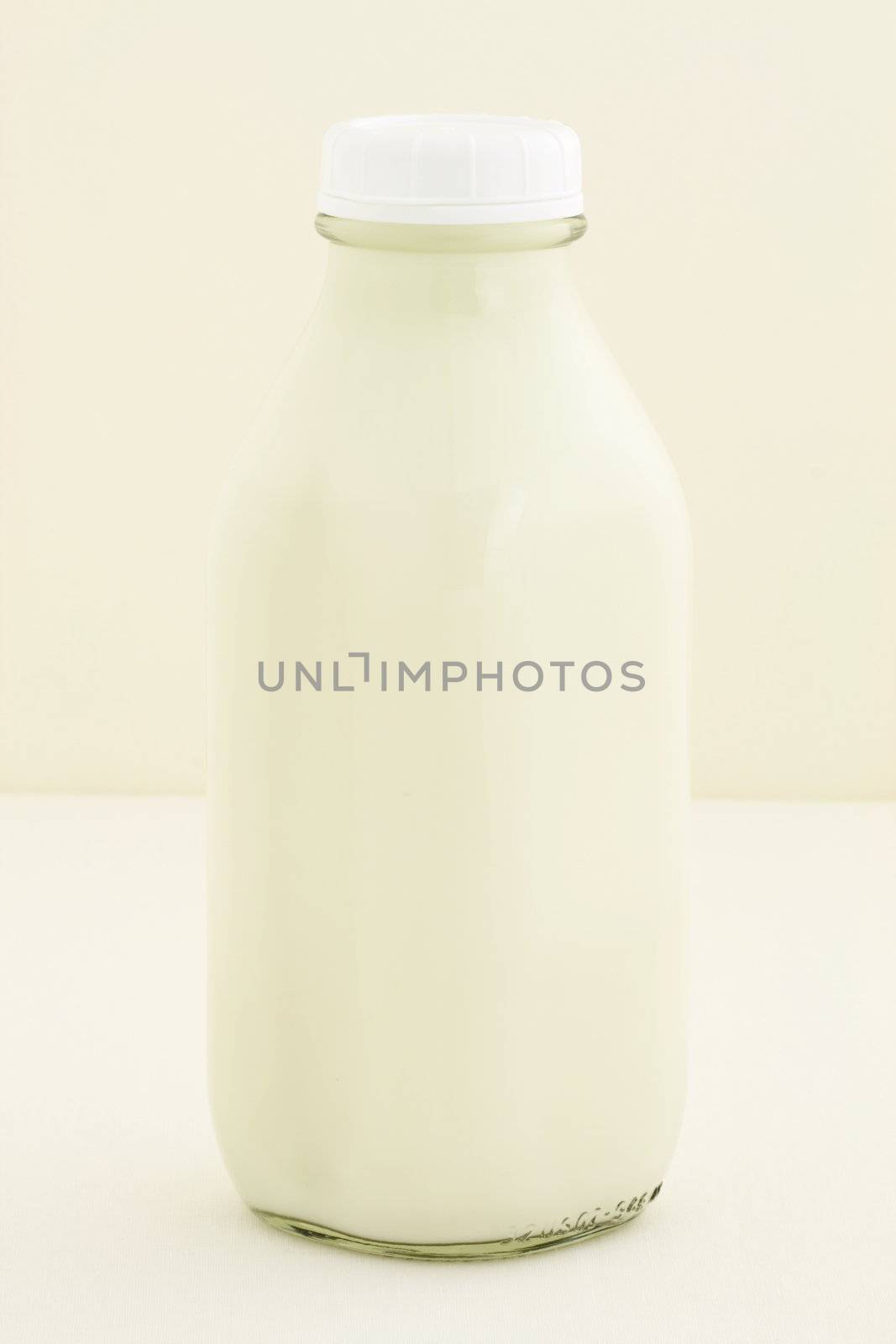 Delicious, nutritious and fresh Quart Milk Bottle.