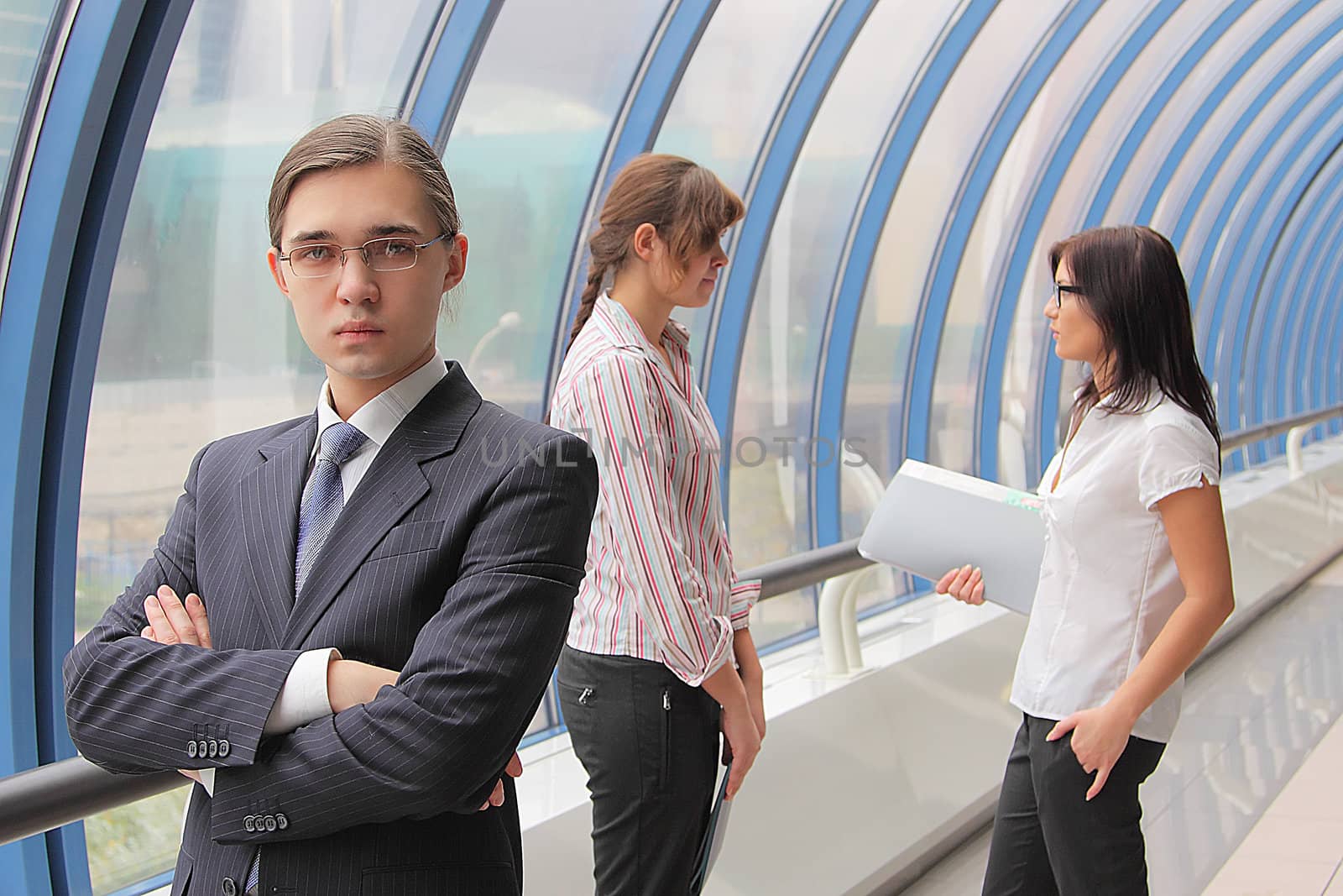 Portrait of the young successful businessman