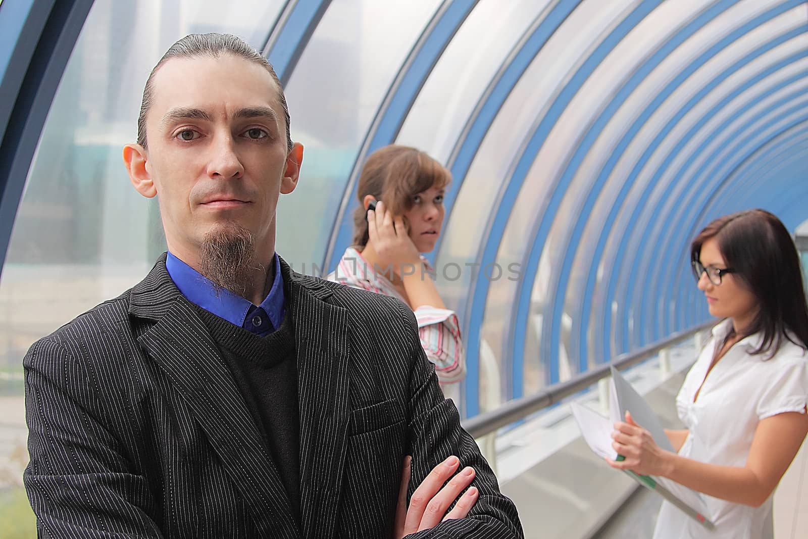 Portrait of the young successful businessman