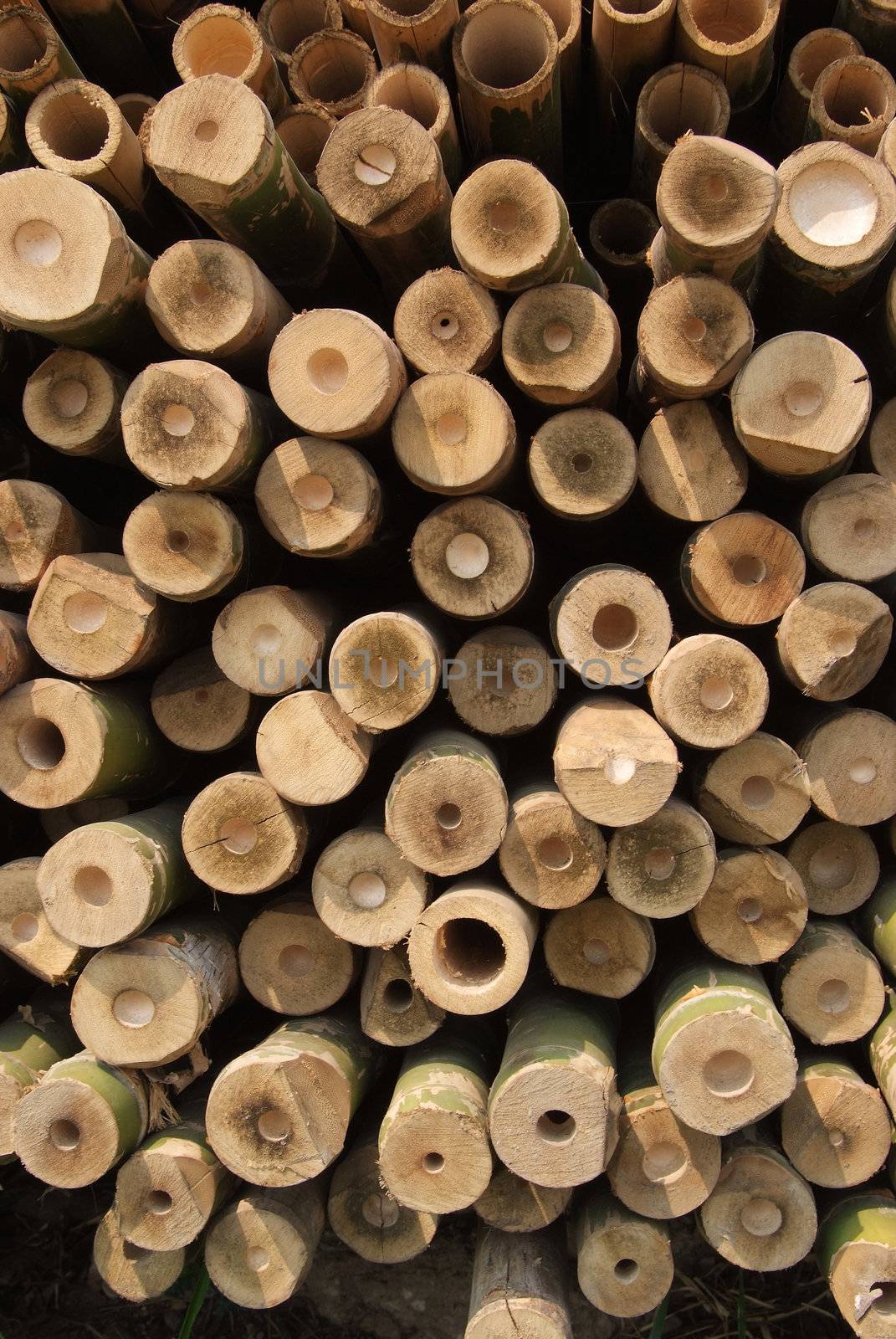 A pile of cut wood for construction ( texture, background, pattren)