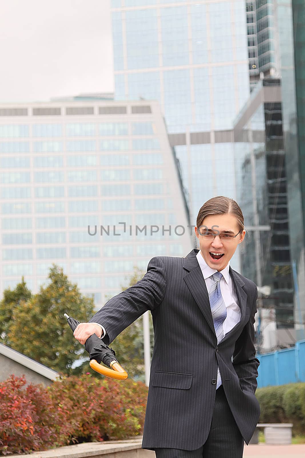 Portrait of the young successful businessman