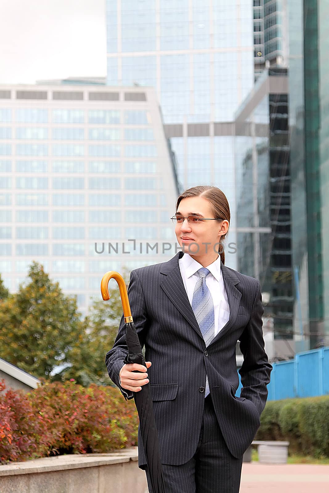 Portrait of the young successful businessman