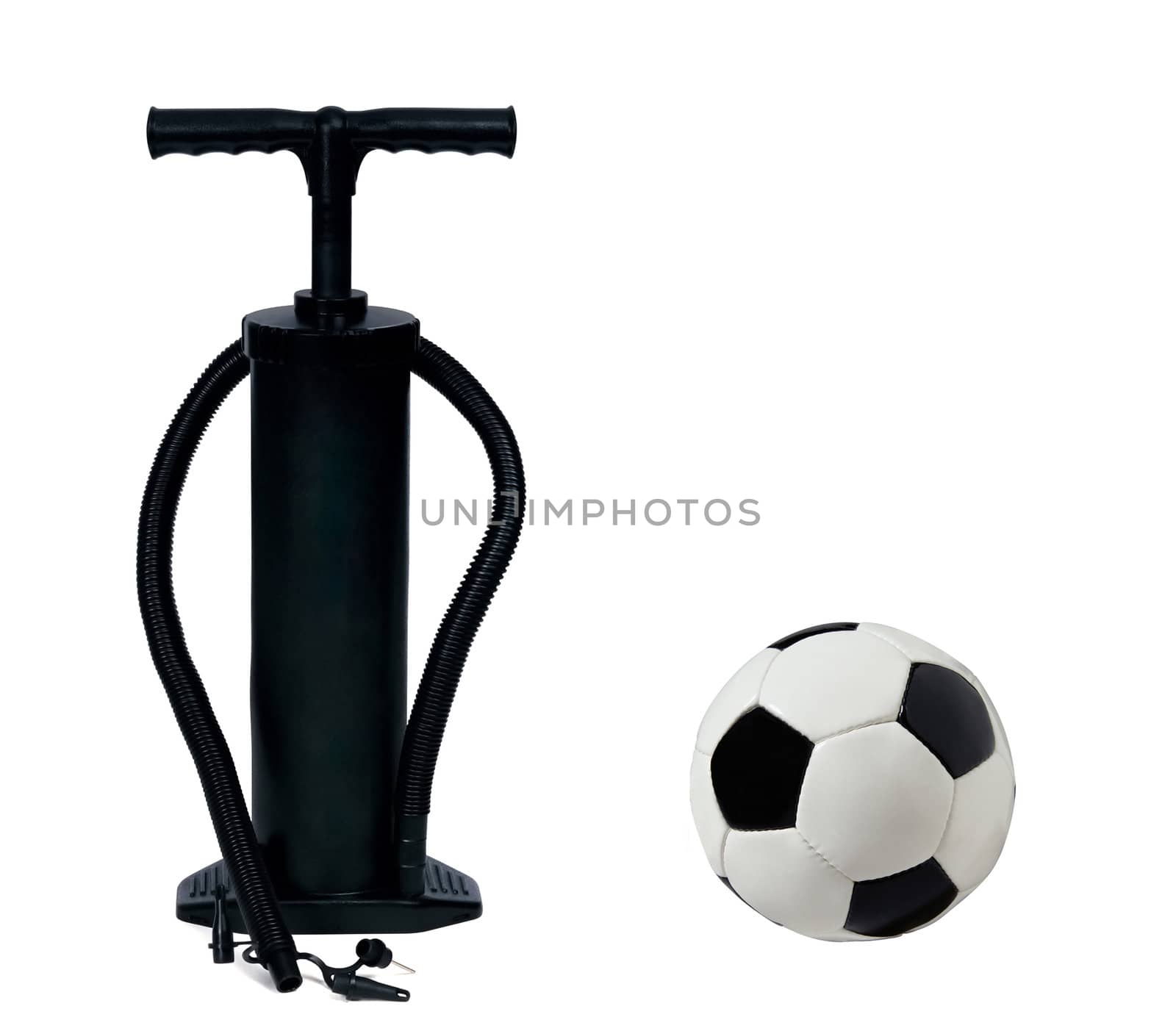 pump and football ball