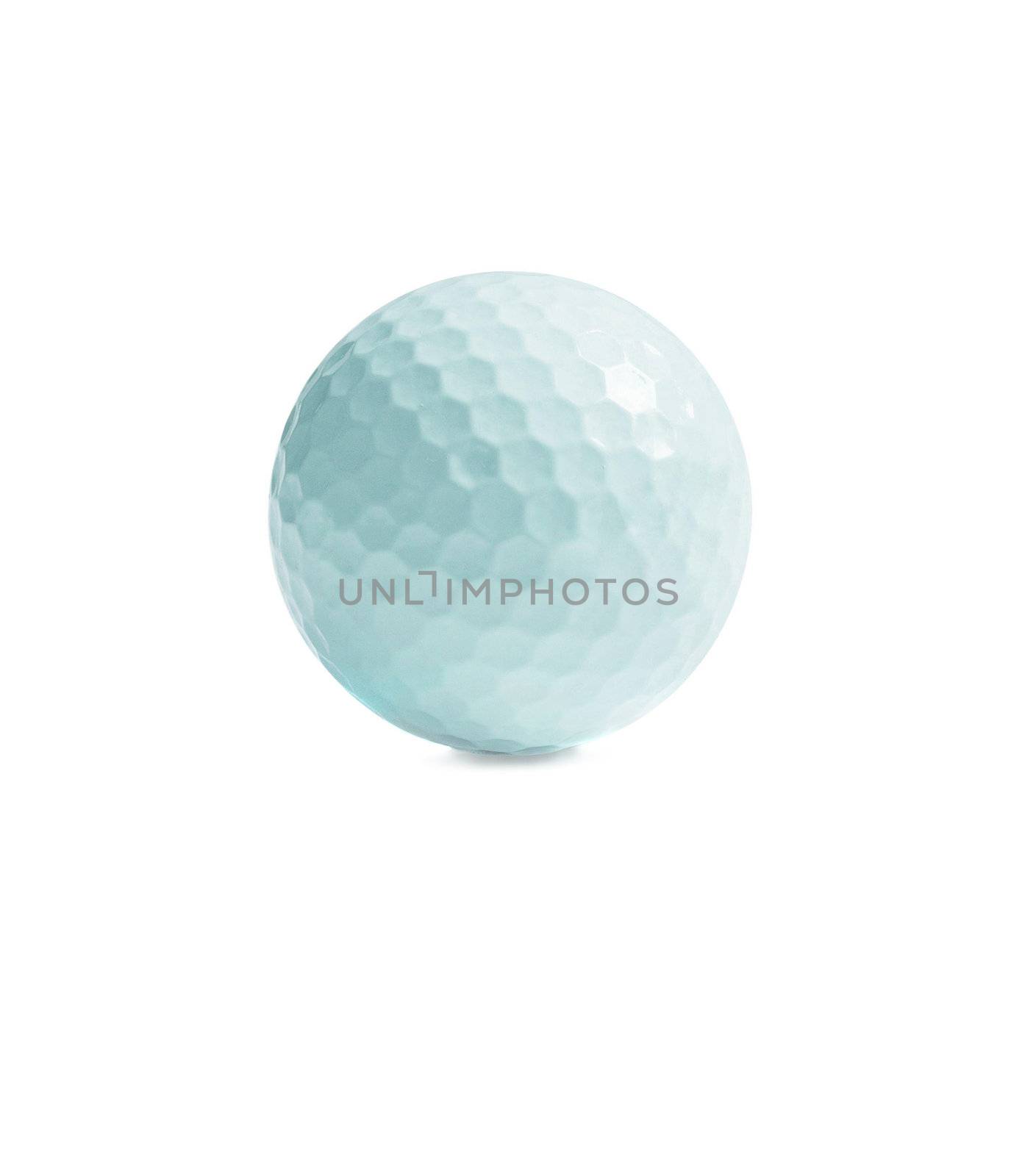 Golf ball isolated on white by ozaiachin