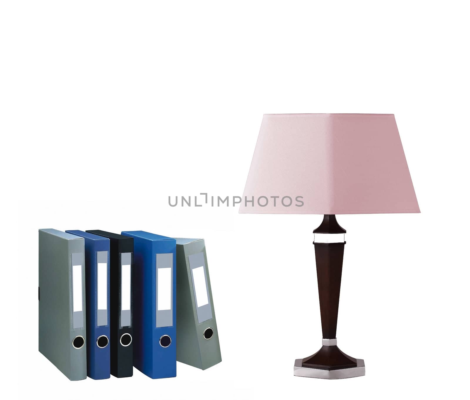 office supplies isolated on white background.