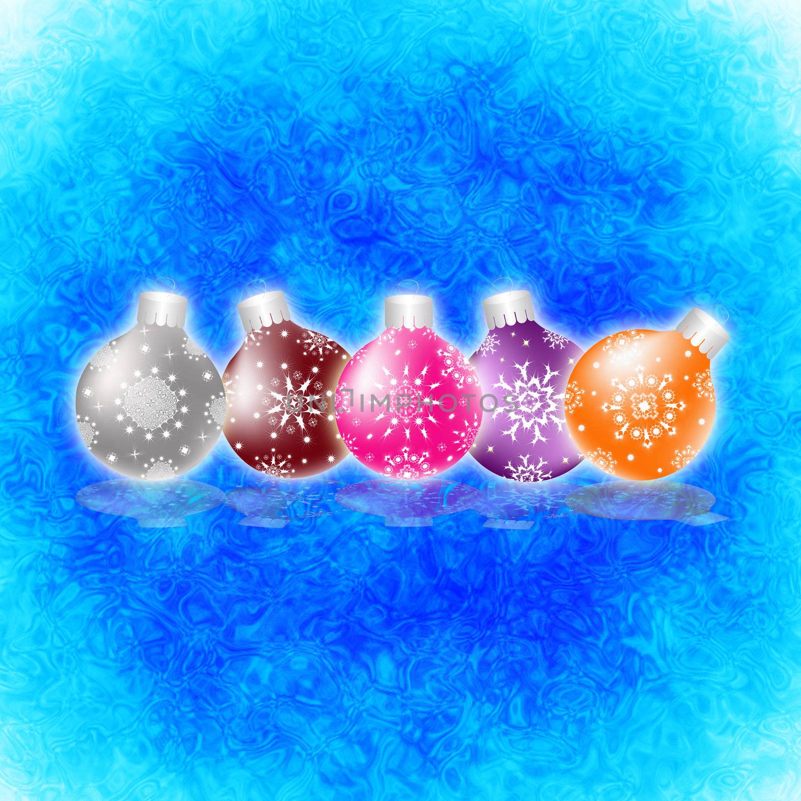 New Year's and Christmas abstract decorative elements.