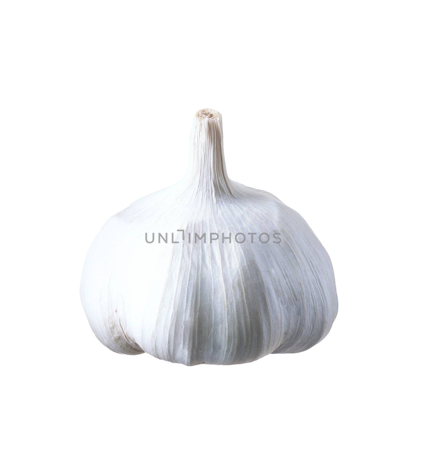 Garlic isolated on white background. by ozaiachin