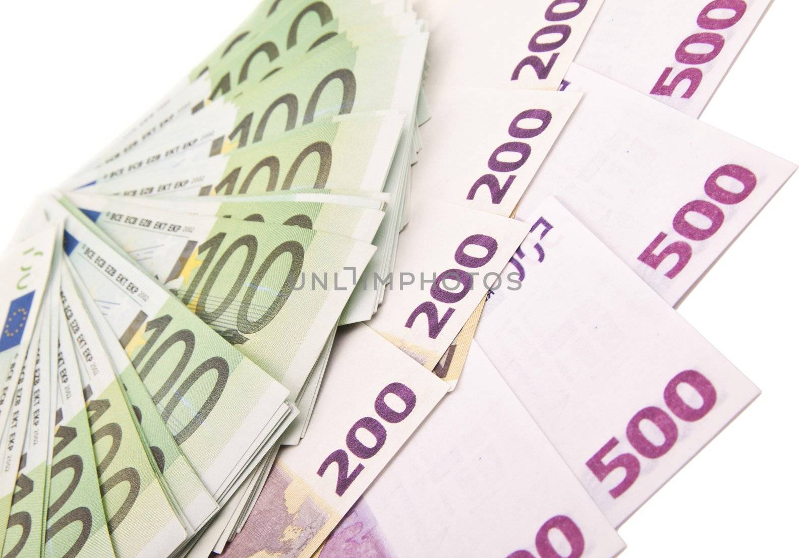 uro banknotes background