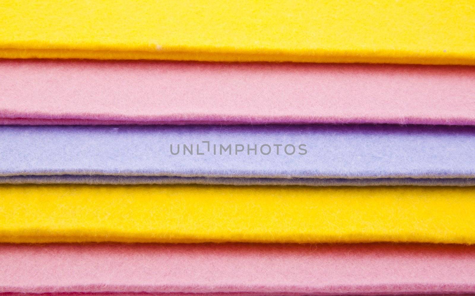 Bath colorful towels