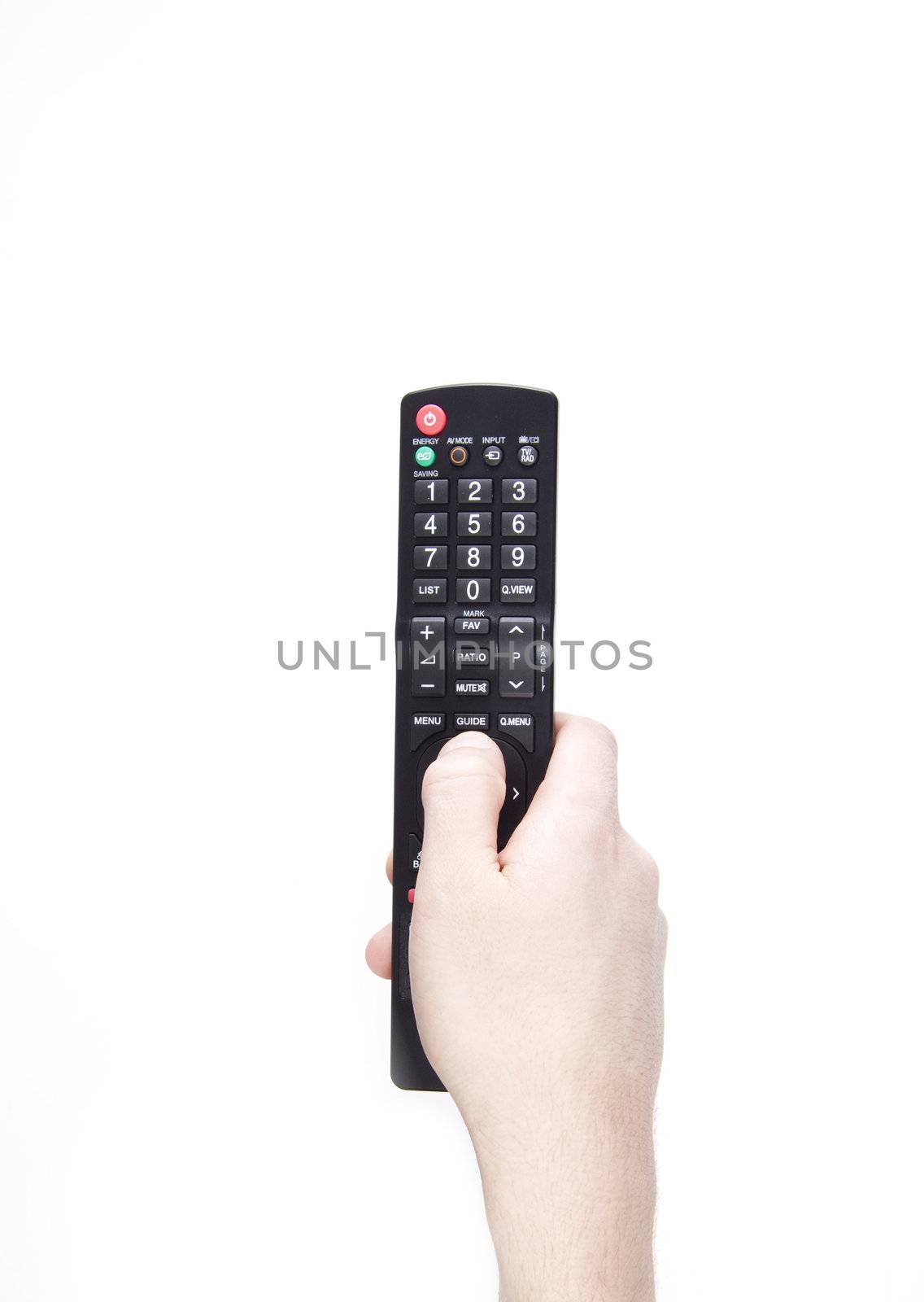 Remote control isolated