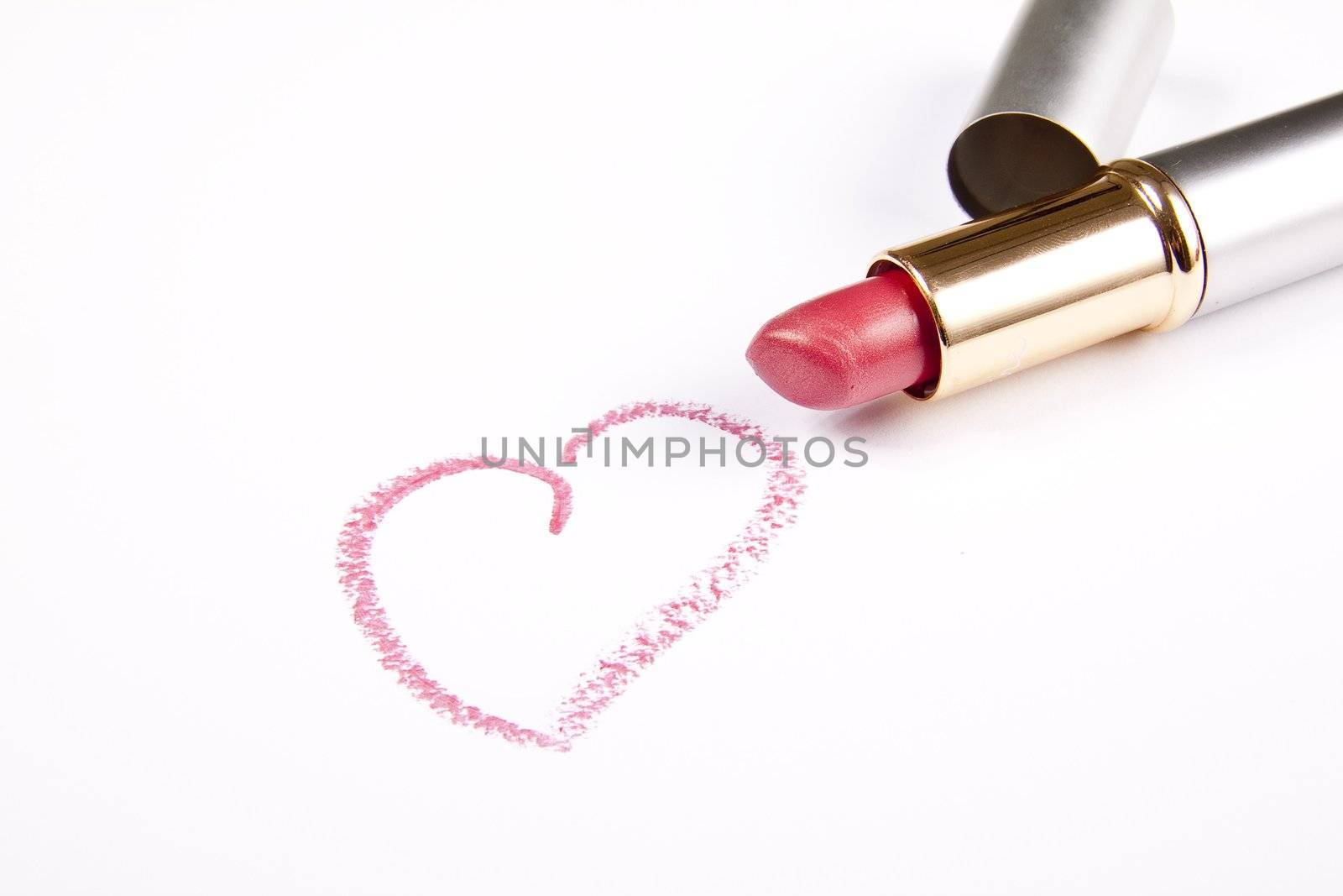 Lipstick and words I love you!