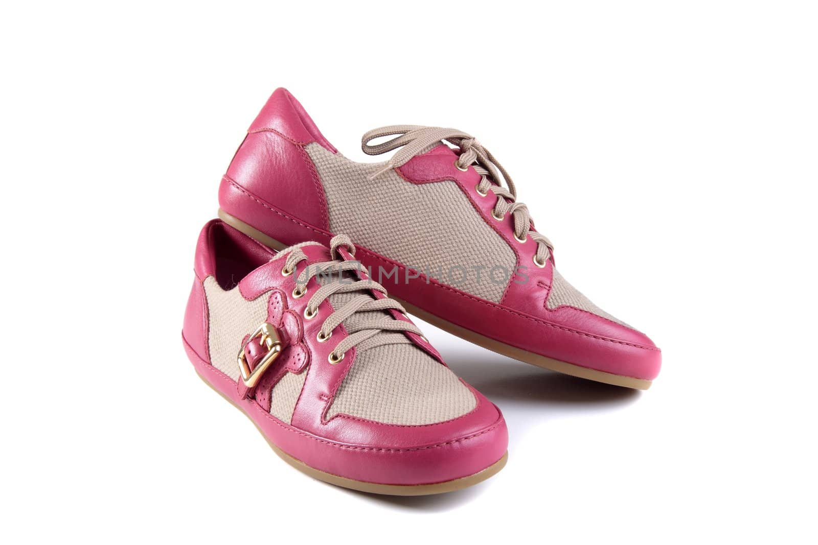 pink shoes