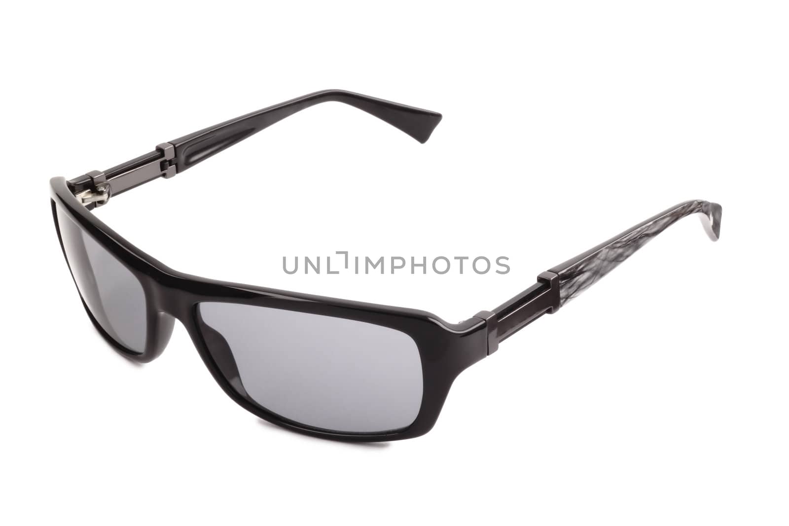 Stylish sunglasses isolated on white