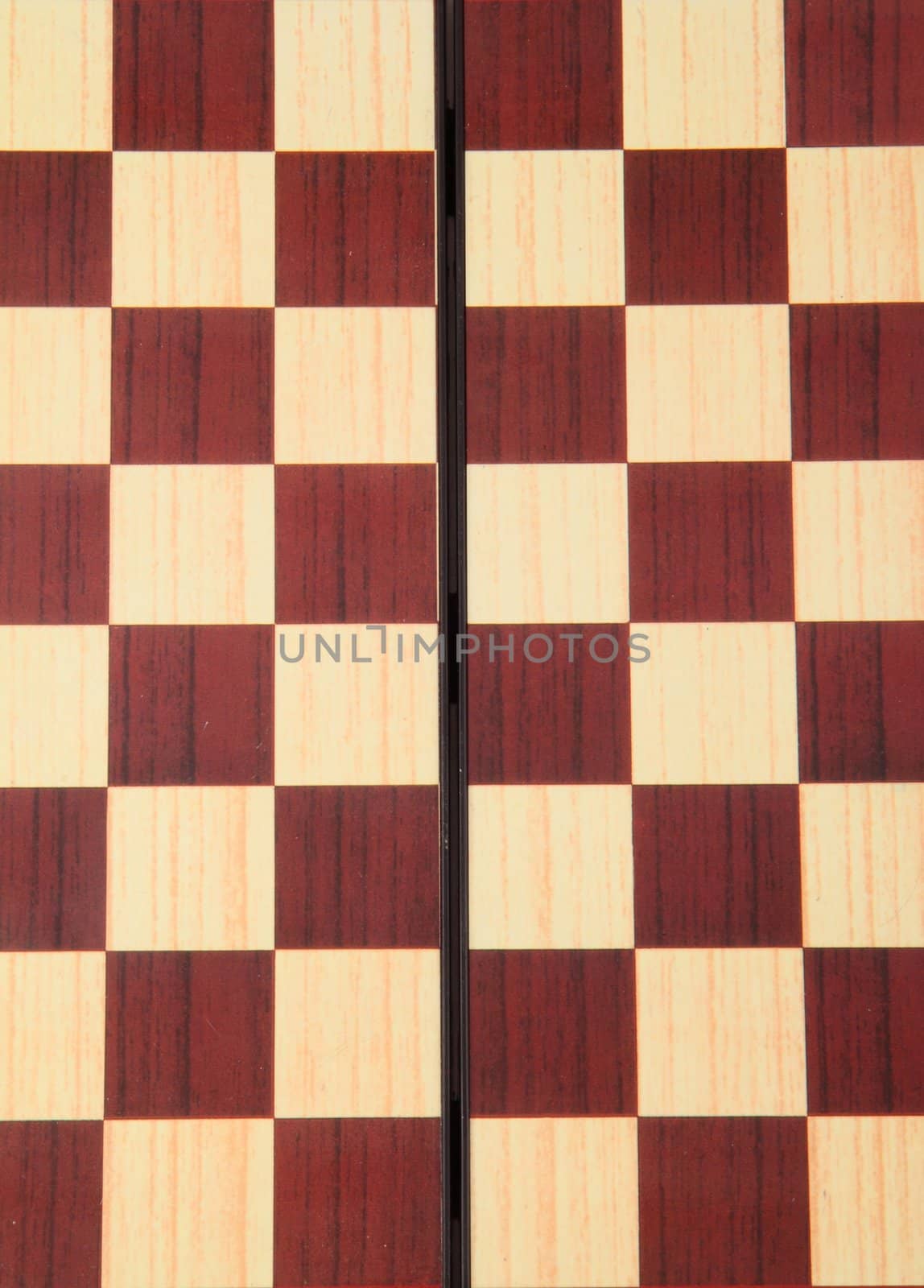 An old wooden chess board